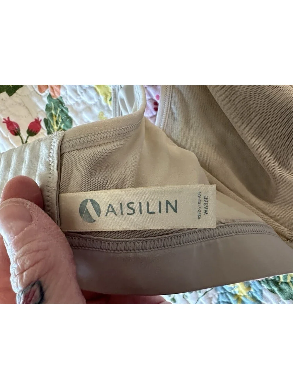 Aisilin Plus Size Wireless Comfort Support Full Coverage Bra 40G GUC.